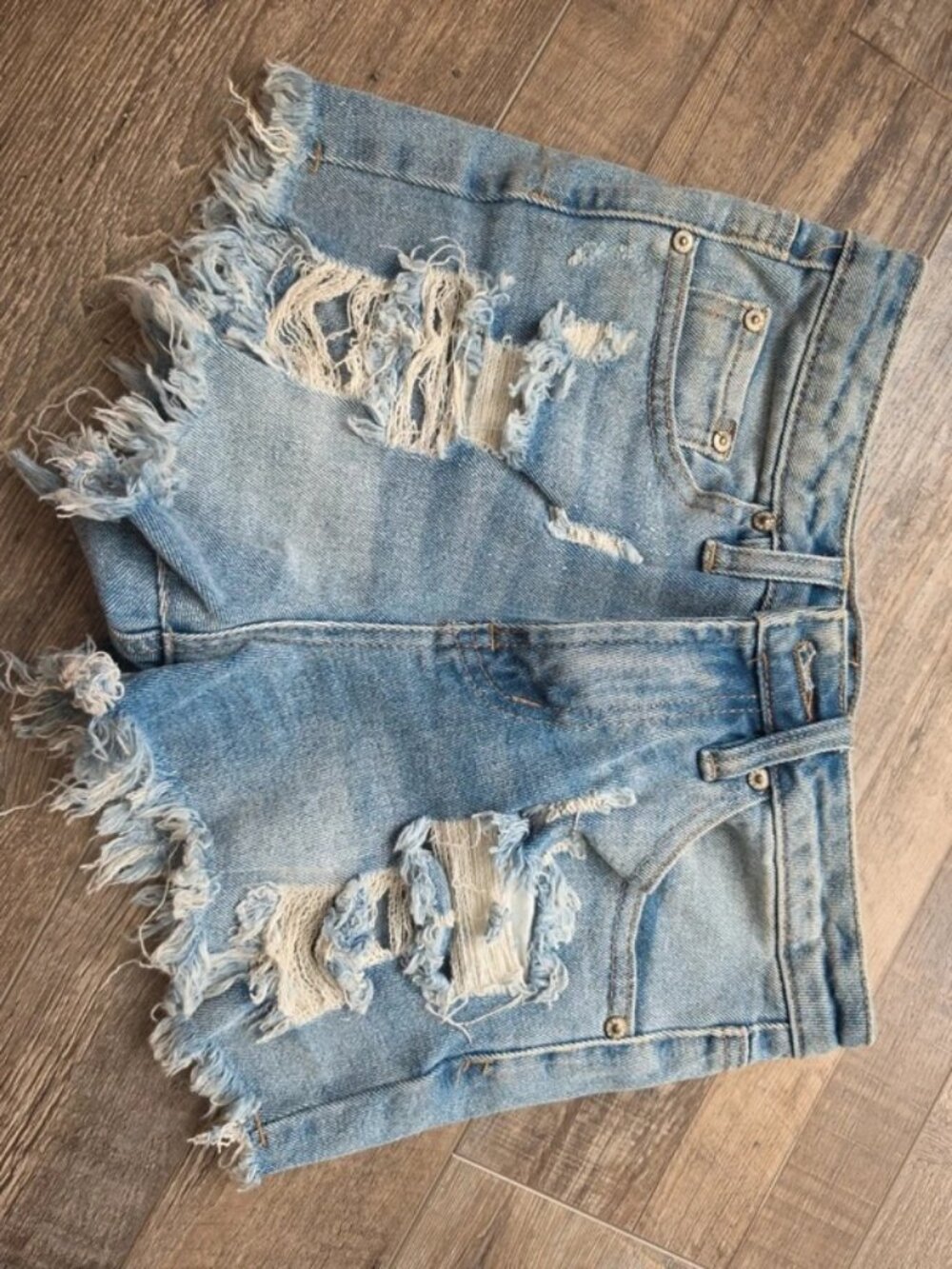 Almost Famous light blue jean shorts XS (size 1) Y2K summer